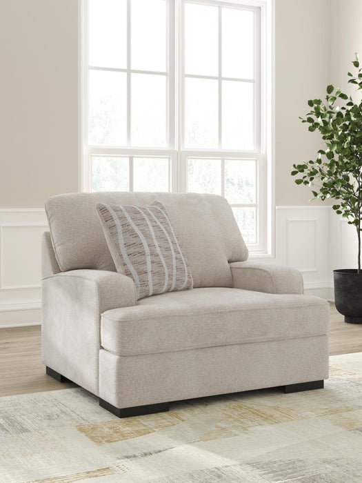 High Profile Chair & Ottoman Living Room Set - Levi's Discount Furniture (Vineland, NJ)