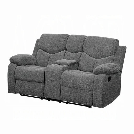 Kalen Motion Loveseat With Console - Levi's Discount Furniture (Vineland, NJ)