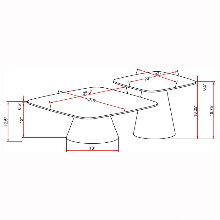 Eason Coffee Table Set - Levi's Discount Furniture (Vineland, NJ)