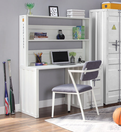 Cargo White Desk & Hutch - Levi's Discount Furniture (Vineland, NJ)