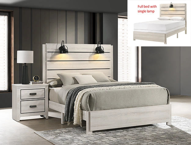 Carter Nightstand White - Levi's Discount Furniture (Vineland, NJ)