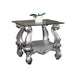 Versailles Antique Platinum & Clear Glass End Table - Levi's Discount Furniture (Vineland, NJ)