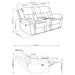 Bahrain Power Reclining Loveseat - Levi's Discount Furniture (Vineland, NJ)