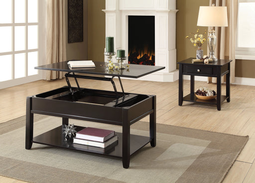 Malachi Black Coffee Table - Levi's Discount Furniture (Vineland, NJ)
