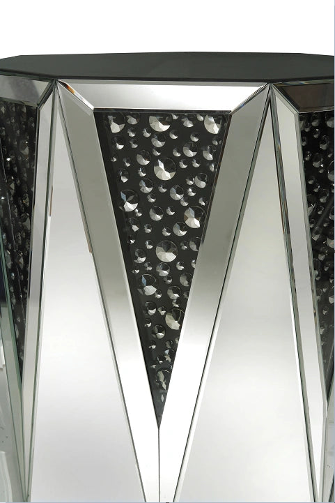 Noor Mirrored & Faux GemStones Coffee Table - Levi's Discount Furniture (Vineland, NJ)