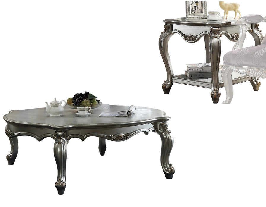 Picardy Antique Platinum Coffee Table - Levi's Discount Furniture (Vineland, NJ)
