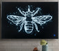 Vedris Smoky Glass & Faux Crystal Wall Art (LED) - Levi's Discount Furniture (Vineland, NJ)