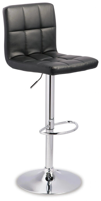 Bellatier Adjustable Height Bar Stool - Levi's Discount Furniture (Vineland, NJ)