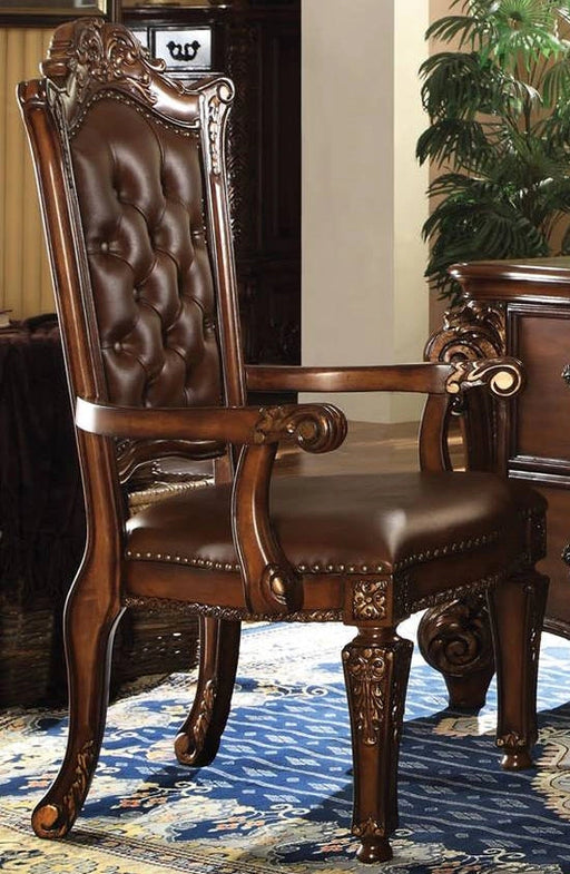 Acme Vendome Office Arm Chair in Cherry 92126 - Levi's Discount Furniture (Vineland, NJ)