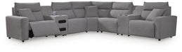 Modmax II Power Reclining Sectional with Audio Consoles - Levi's Discount Furniture (Vineland, NJ)