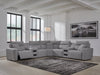 Modmax II Power Reclining Sectional with Audio Consoles - Levi's Discount Furniture (Vineland, NJ)