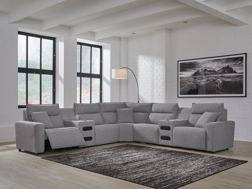 Modmax II Power Reclining Sectional with Audio Consoles - Levi's Discount Furniture (Vineland, NJ)