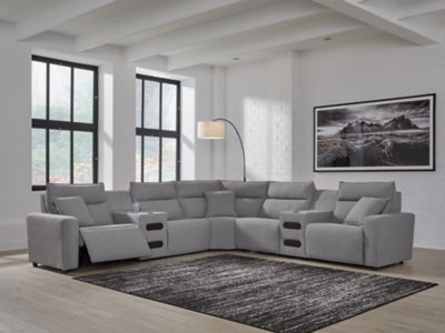Modmax II Power Reclining Sectional with Audio Consoles - Levi's Discount Furniture (Vineland, NJ)