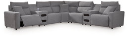 Modmax II Power Reclining Sectional with Audio Consoles - Levi's Discount Furniture (Vineland, NJ)
