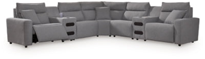 Modmax II Power Reclining Sectional with Audio Consoles - Levi's Discount Furniture (Vineland, NJ)