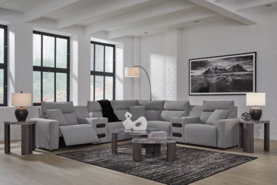 Modmax II Power Reclining Sectional with Audio Consoles - Levi's Discount Furniture (Vineland, NJ)