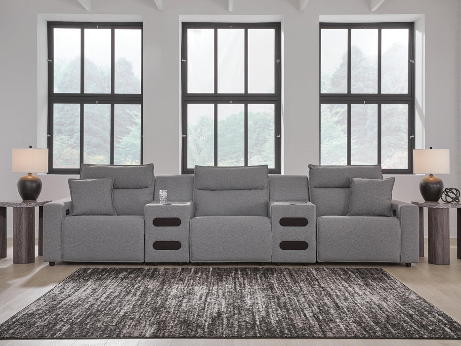 Modmax II Power Reclining Sectional with Audio Consoles - Levi's Discount Furniture (Vineland, NJ)