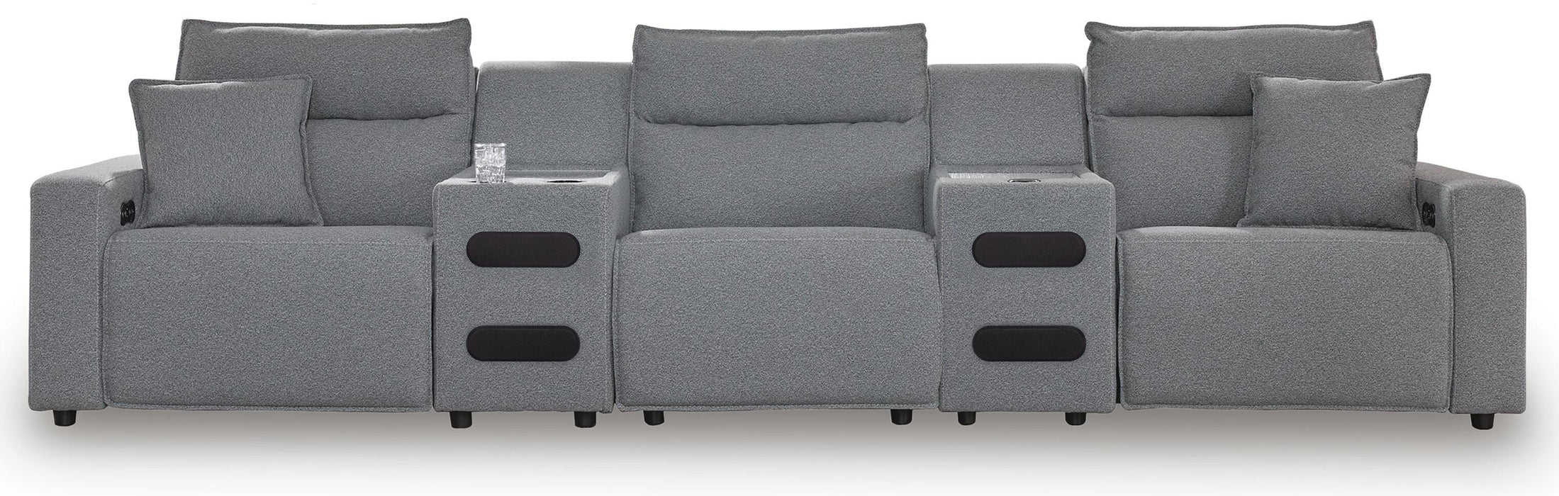 Modmax II Power Reclining Sectional with Audio Consoles - Levi's Discount Furniture (Vineland, NJ)