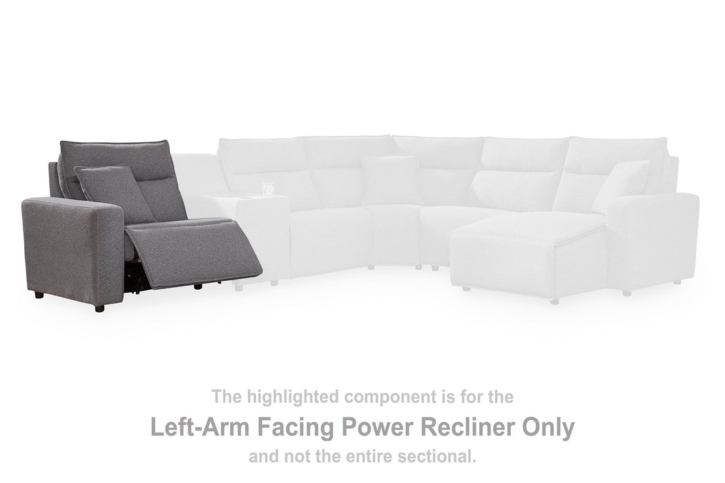 Modmax II Power Reclining Sectional with Audio Consoles - Levi's Discount Furniture (Vineland, NJ)