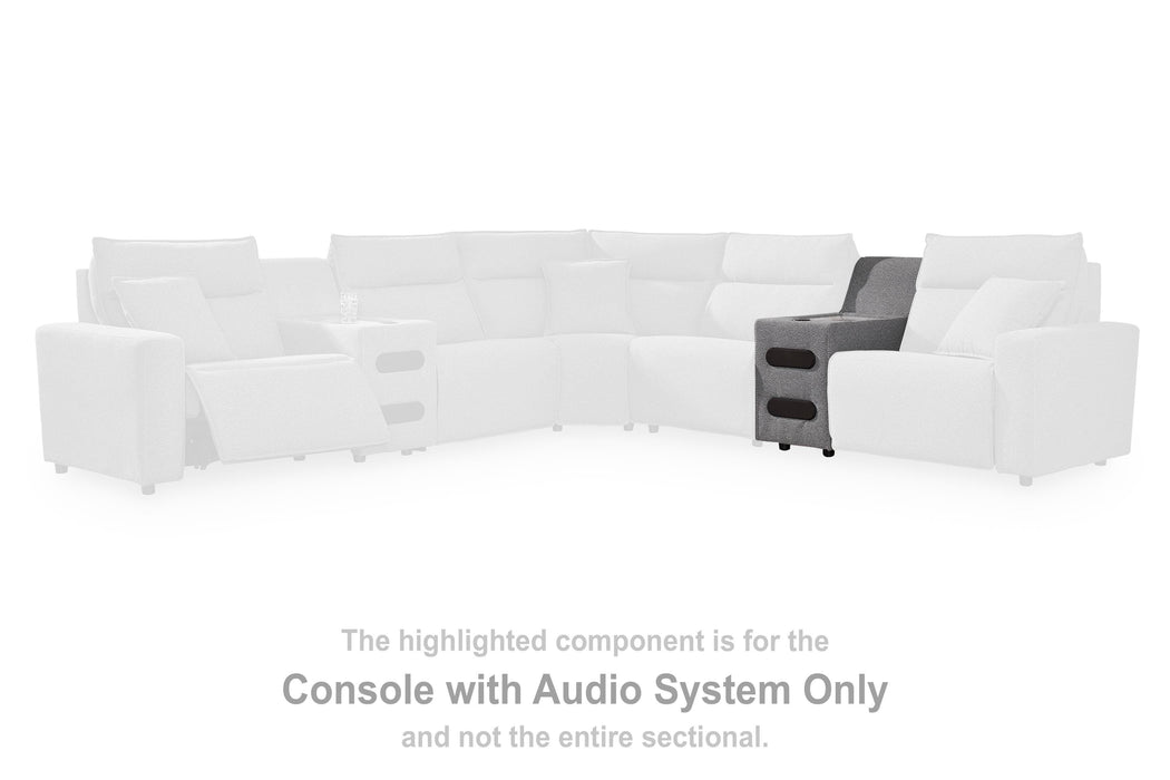 Modmax II Power Reclining Sectional with Audio Consoles - Levi's Discount Furniture (Vineland, NJ)