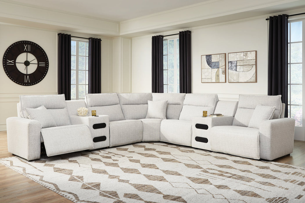 Modmax II Power Reclining Sectional with Audio Consoles - Levi's Discount Furniture (Vineland, NJ)