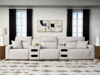 Modmax II Power Reclining Sectional with Audio Consoles - Levi's Discount Furniture (Vineland, NJ)