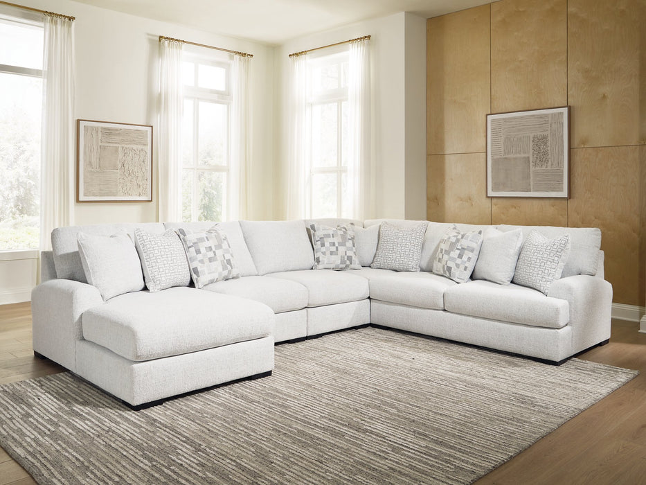 Misty-Lakes Sectional with Chaise - Levi's Discount Furniture (Vineland, NJ)