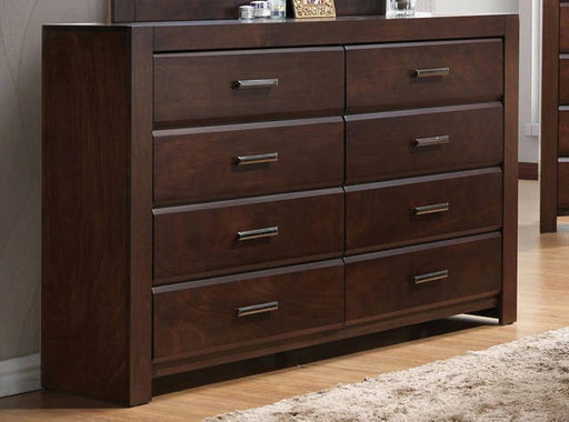 Acme Oberreit 8 Drawer Dresser in Walnut 25795 - Levi's Discount Furniture (Vineland, NJ)
