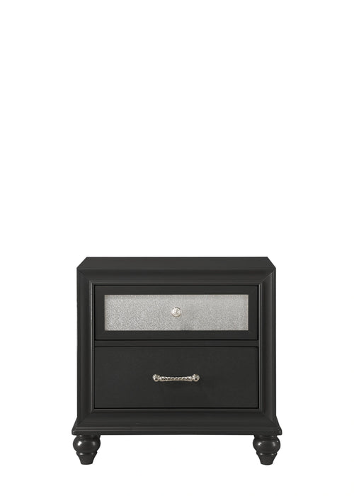 Lila Nightstand Black - Levi's Discount Furniture (Vineland, NJ)