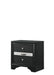 REGATA NIGHTSTAND BLACK/SILVER - Levi's Discount Furniture (Vineland, NJ)