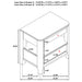 Maderia Nightstand - Levi's Discount Furniture (Vineland, NJ)