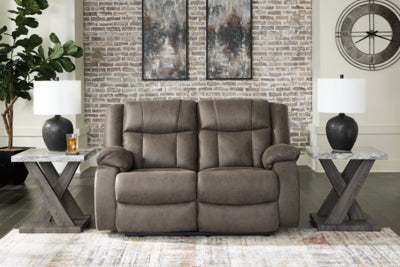 First Base Reclining Loveseat - Levi's Discount Furniture (Vineland, NJ)
