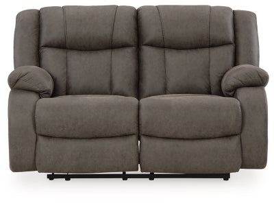 First Base Reclining Loveseat - Levi's Discount Furniture (Vineland, NJ)