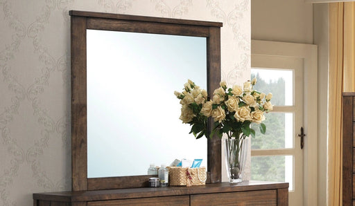 Acme Merrilee Landscape Mirror in Oak 21684 - Levi's Discount Furniture (Vineland, NJ)
