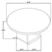 Leandro Dining Table - Levi's Discount Furniture (Vineland, NJ)