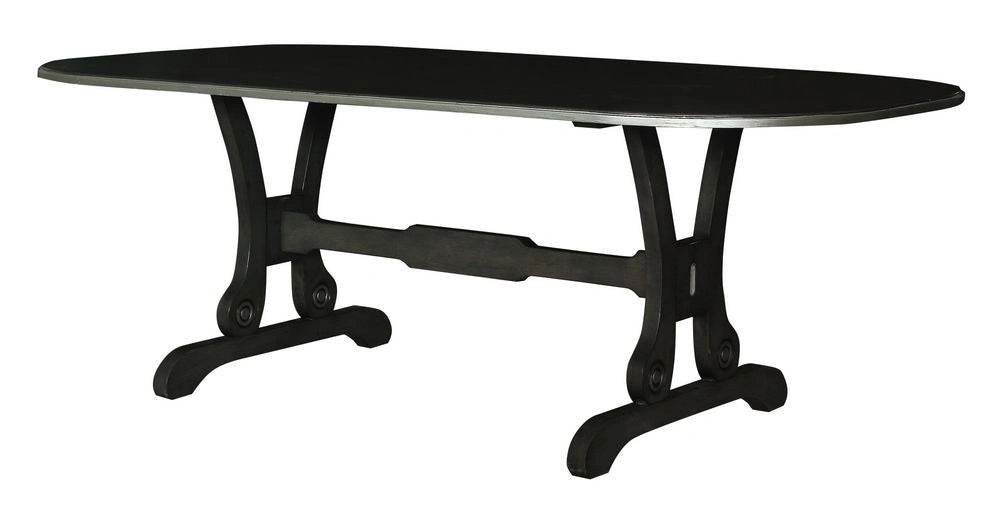 Acme Furniture House Beatrice Dining Table in Charcoal 68810 - Levi's Discount Furniture (Vineland, NJ)