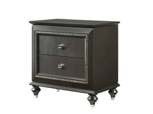 Kaitlyn Metallic Gray Nightstand - Levi's Discount Furniture (Vineland, NJ)