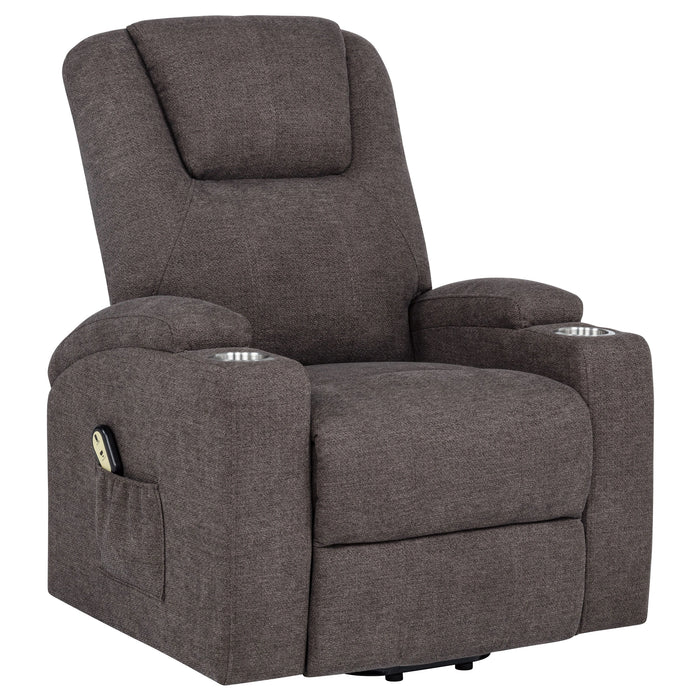 Louie Power Lift Massage Recliner - Levi's Discount Furniture (Vineland, NJ)