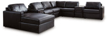 Modmax II Sectional with Chaise and Audio Consoles - Levi's Discount Furniture (Vineland, NJ)
