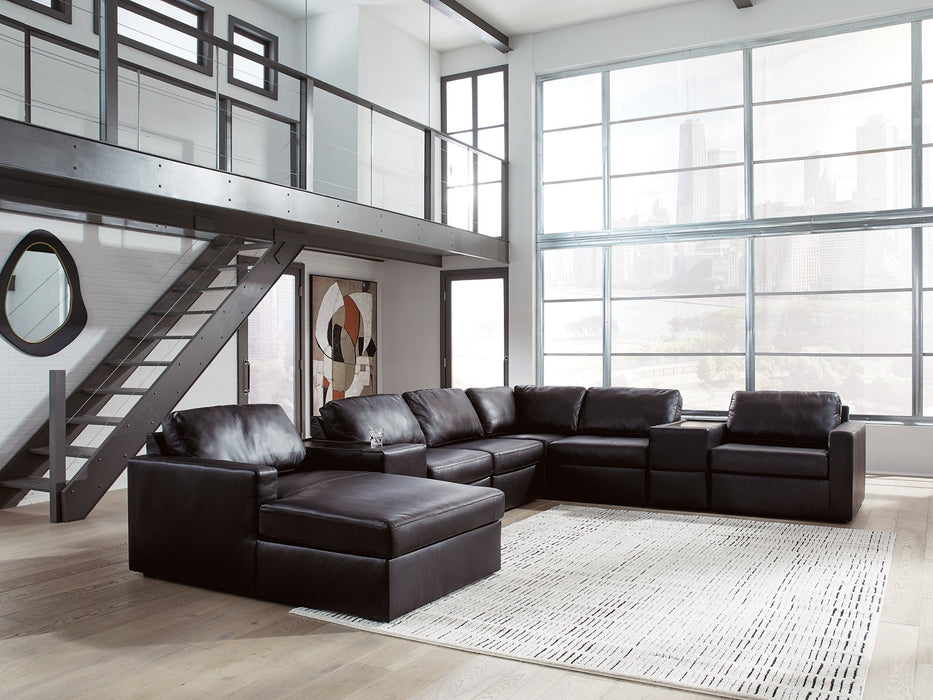 Modmax II Sectional with Chaise and Storage Consoles - Levi's Discount Furniture (Vineland, NJ)