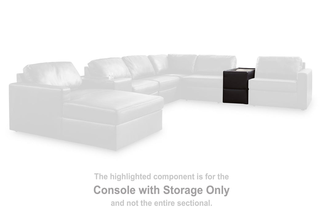 Modmax II Sectional with Chaise and Storage Consoles - Levi's Discount Furniture (Vineland, NJ)