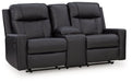 Mackmenville Reclining Loveseat with Console - Levi's Discount Furniture (Vineland, NJ)
