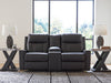 Mackmenville Reclining Loveseat with Console - Levi's Discount Furniture (Vineland, NJ)