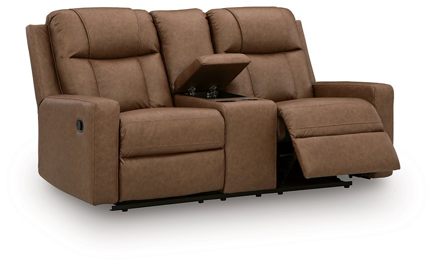 Mackmenville Reclining Loveseat with Console - Levi's Discount Furniture (Vineland, NJ)