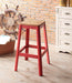 Jacotte Natural & Red Bar Stool (1Pc) - Levi's Discount Furniture (Vineland, NJ)