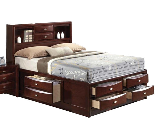 Acme Ireland Full Storage Bed in Brown 21590F - Levi's Discount Furniture (Vineland, NJ)