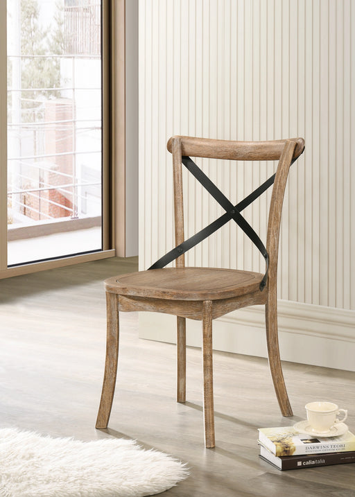 Kendric Rustic Oak Side Chair - Levi's Discount Furniture (Vineland, NJ)