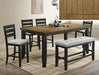 Bardstown Counter Chair Wheat Charcoal - Levi's Discount Furniture (Vineland, NJ)