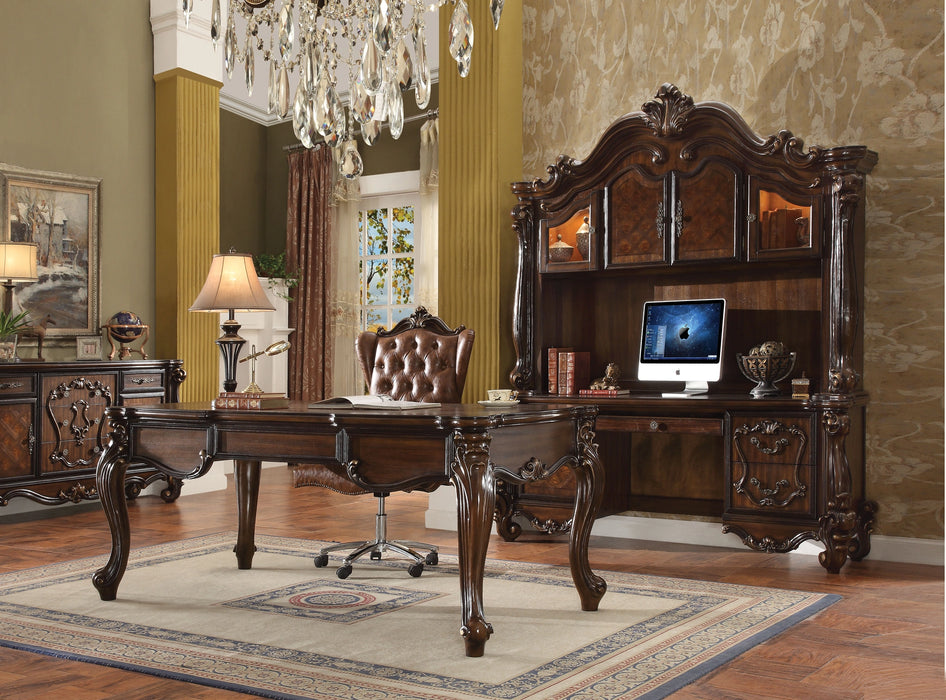 Versailles Cherry Oak Computer Desk & Hutch - Levi's Discount Furniture (Vineland, NJ)