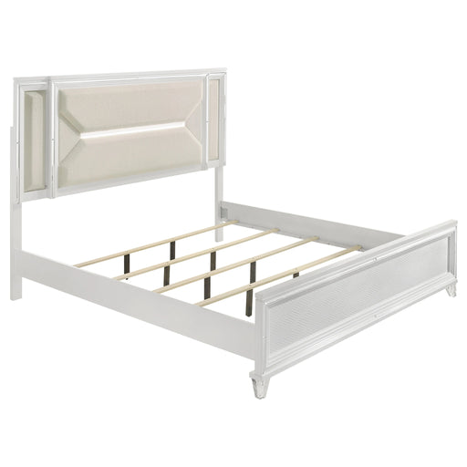 Marmore Panel Bed with LED Lighting - Levi's Discount Furniture (Vineland, NJ)